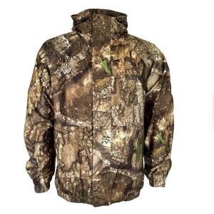 MidwayUSA Men's Cold Bay Rain Jacket Camo Camouflage RealTree APX Hunting Hunt